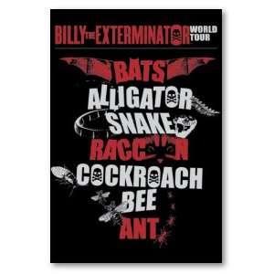  Billy Exterminator World Tour Poster