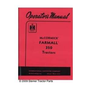  OPERATORS MANUAL FARMALL 350 ROWCROP Automotive