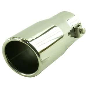   Parts 2 1/4 Bolt On Stainless Steel Slanted Round Exhaust Muffler Tip