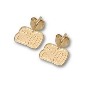  LogoArt Joey Logano 10K Very Small Number Post Earrings 