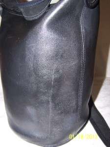 Vintage COACH Leather Bucket Purse Shoulder Crossbody Hobo Classic 