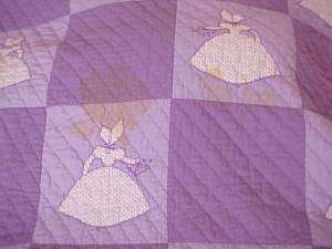 Vint. Southern Belle Applique Quilt  