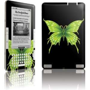  Green and Black Butterfly skin for  Kindle 2 