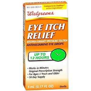   Eye Itch Relief Antihistamine Eye Drops, .17 oz 
