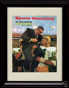 Framed Vince Lombardi Sports Illustrated Print Packers  