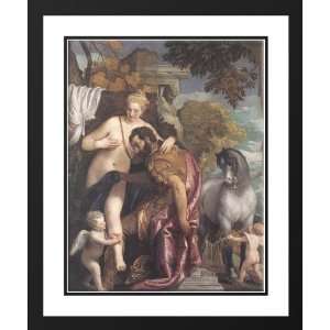 Veronese, Paolo 20x23 Framed and Double Matted Mars and Venus United 