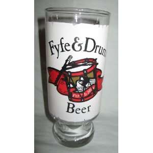 Vintage  Fyfe & Drum  First Stars and Stripes Beer Glass Tumbler   6 