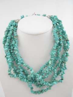 NEW VIKTORIA HAYMAN Turquoise Necklace & Earrings Set  