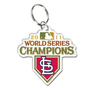 Louis Cardinals 2011 World Series Champions Premium Acrylic Key Ring 