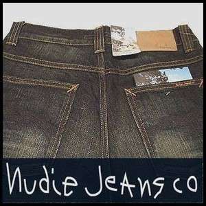 Nudie Jeans REGULAR ALF STRAIGHT BOOTCUT HARD WORN ORGANIC 31  