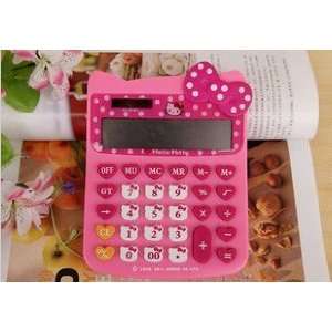  Large Cute Hello Kitty Style Calculator(Rose Pink#2 