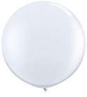 BALLOONS 17 round LATEX wedding WHITE sweet 16 PARTY prom BRIDAL 