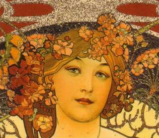 ALPHONSE MUCHA 6 Greeting Cards REVERIE ZODIAC New  