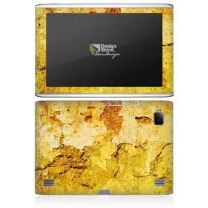   Acer ICONIA TAB A500   Verwitterte Wand gelb Design Folie Electronics