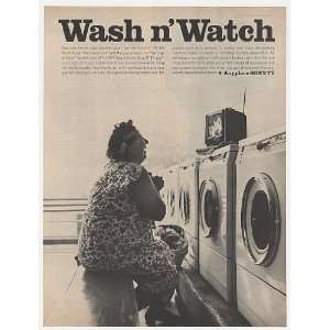  1965 Sony 9 Anyplace TV Wash n Watch Television Print Ad 