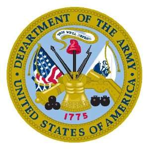  Department of the Army logo sticker vinyl decal 4 x 4 