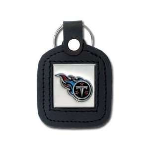  TENNESSEE TITANS OFFICIAL LOGO LEATHER KEYCHAIN Sports 