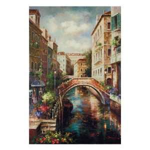  Venice Canal Giclee Poster Print by James Lee, 12x16