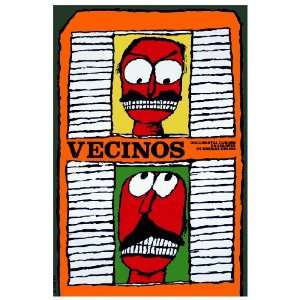 18x 24 Poster. Vecinos, documental cubano. Decor with Unusual images 