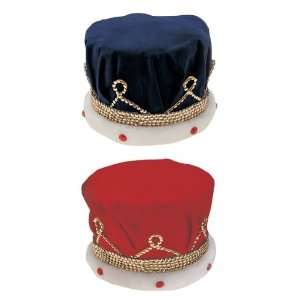  Rubies Costume Co 49486 RED Royal King`S Crown Adult Size 