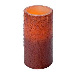 Gerson 3 Inch by 6 Inch Primitive Flameless LED Candle with Cinnamon 