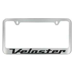  Hyundai Veloster Chrome License Plate Frame with 2 free 