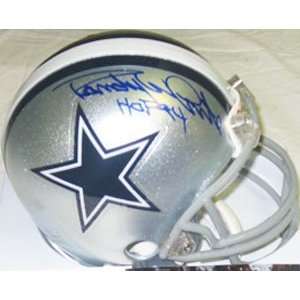 Randy White Memorabilia Signed Dallas Cowboys Riddell Replica Mini 