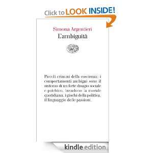 ambiguità (Vele) (Italian Edition) Simona Argentieri  