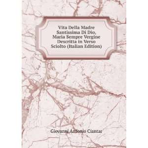   in Verso Sciolto (Italian Edition) Giovanni Antonio Ciantar Books