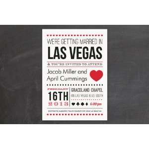  Vegas Type Wedding Invitations