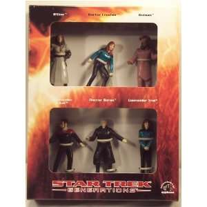  Star Trek Generations Collectible PVC Figurines Set Toys & Games