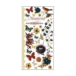  Prima Flowers Reflections Rub Ons 4X8.25; 6 Items/Order 