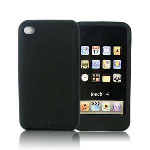   Case Cover for Apple iPod Touch 4 Black Cell Phones & Accessories