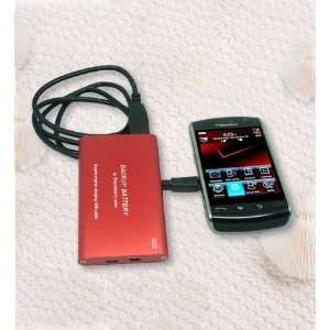   phone 2000mAhportable power supply blackberry backup battery(Green