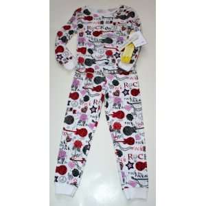  Amy Coe Toddler Girls 2 Piece Pajama Set   Size 4T Rock 