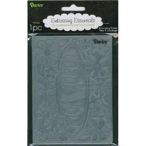  Darice Embossing Folder   Thank You (with Flowers)