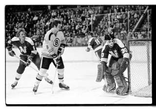 1974 35mm Negs Bruins vs North Stars hockey action  7  