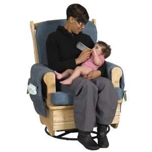  ECR4Kids Glider Rocker with Metal Swivel Base Toys 