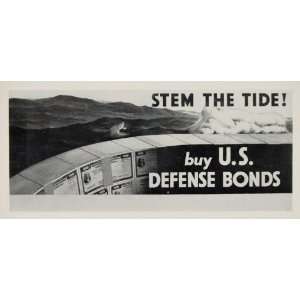  1951 Billboard U. S. Treasury Defense Bonds Ad   Original 
