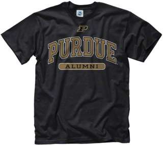 Purdue Boilermakers Black Alumni T Shirt  
