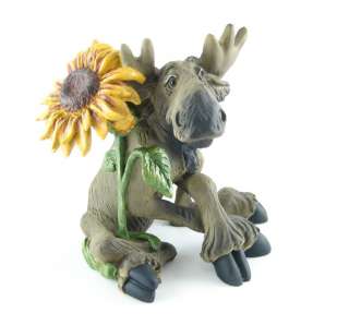 Here is a brand new Big Sky Carvers Moose Flora figurine. This is a 