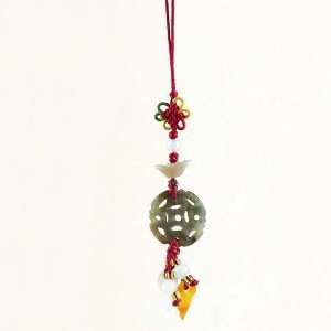Mini Jade Ornament/hanger   Round