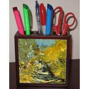  Rikki KnightTM Van Gogh Art Saint Remy 5 Inch Tile Maple 
