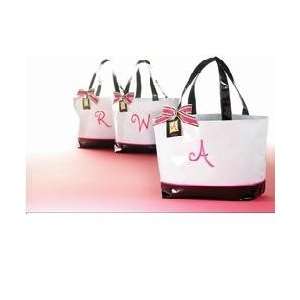  Initial Tote M by Mud Pie Beauty