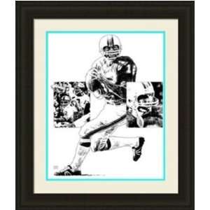  Miami Dolphins Framed Bob Griese Miami Dolphins By Michael 