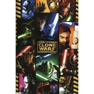  Star Wars The Clone Wars   Grid Poster (22.00 x 34.00 