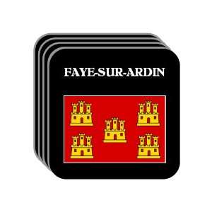  Poitou Charentes   FAYE SUR ARDIN Set of 4 Mini Mousepad 