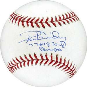 Ron Guidry New York Yankees   Autographed Baseball with 