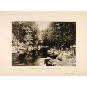   Print Moselotte River Stream Vagney Vosges France   Original Print