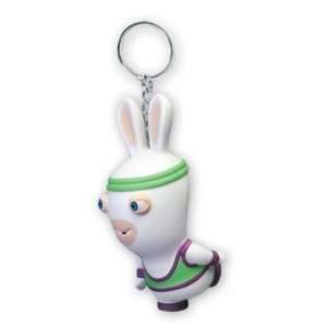   Raving Rabbids   Keychain / Key Ring (Fitness Rabbit) Toys & Games